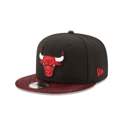 Chicago Bulls Gorra | New Era NBA Visor Fresh 9fifty Snapback Cap Mexico - Negros